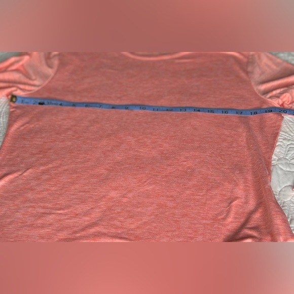 NWOT Reel Life Coral/Orange Women’s Fitted Long Sleeve Active Shirt - Picture 13 of 13